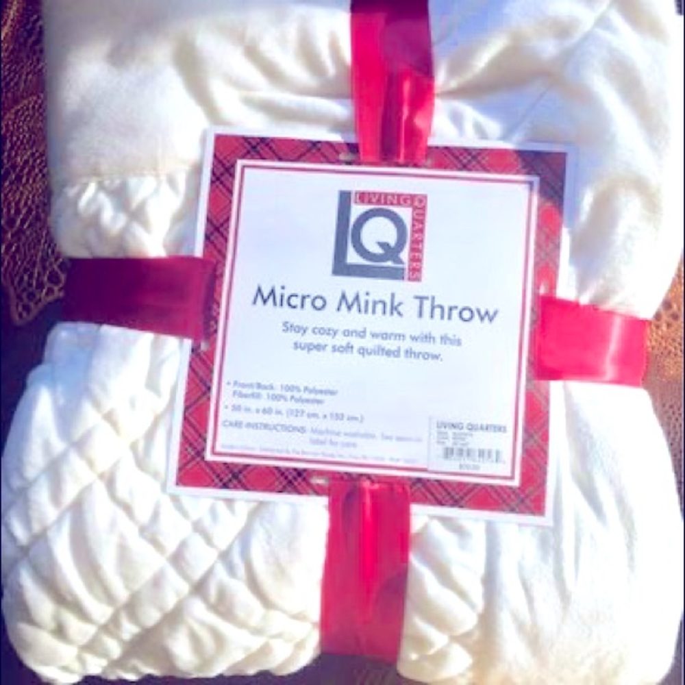 NWT Micro Mink Throw - Make an offer!!